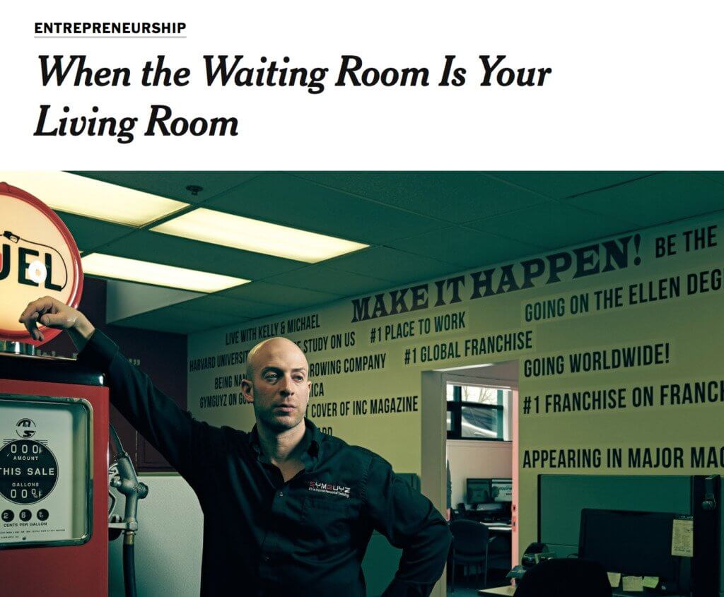 Screenshot of the article titled: When the Waiting Room Is Your Living Room